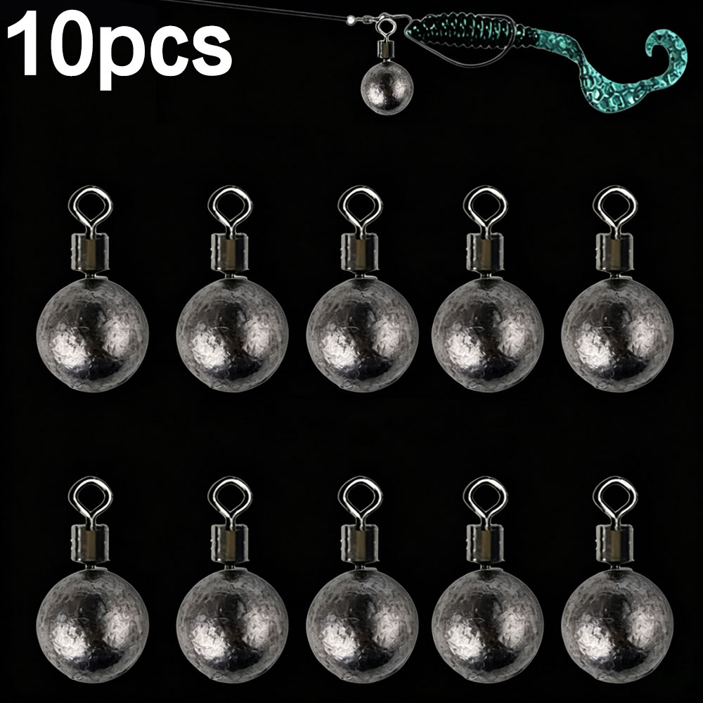 Fishing Equipment On Sale - 10pcs Pemberat Pancing Bulat 5-20g dengan