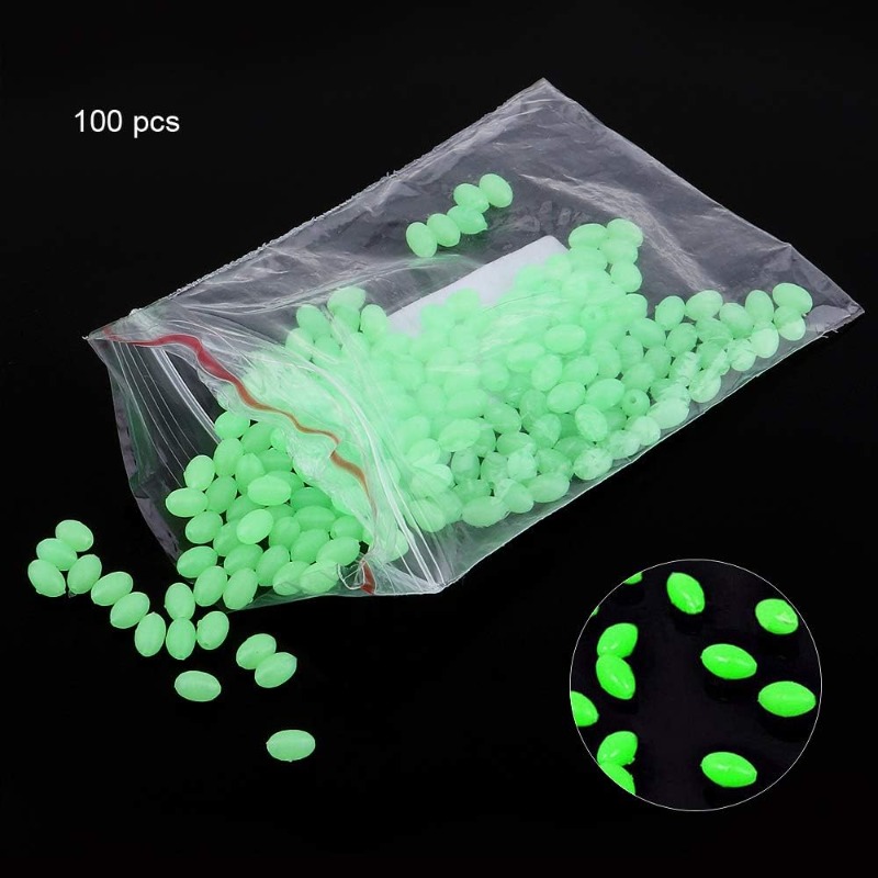 100pcs/lot Manik-manik Pancing - Fishing Equipment On Sale ulasan dan harga