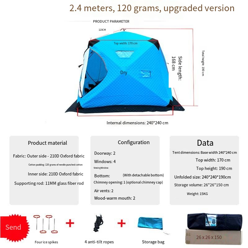 Tenda Rumah Memancing Salju An - Fishing Equipment Needed ulasan dan harga