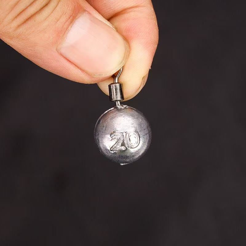 10pcs Pemberat Pancing Bulat 5 - Fishing Equipment On Sale ulasan dan harga